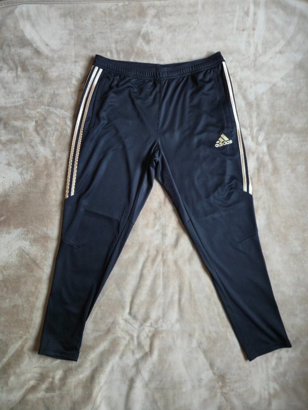 NWT adidas Tiro 17 Climacool Training Track Pants Black Gold Metallic Men's XL